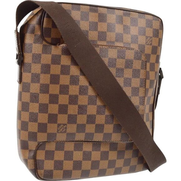 404521BT (S6) Louis Vuitton Crossbody Bag Olaf GM Brown Damier - Picture 1 of 8